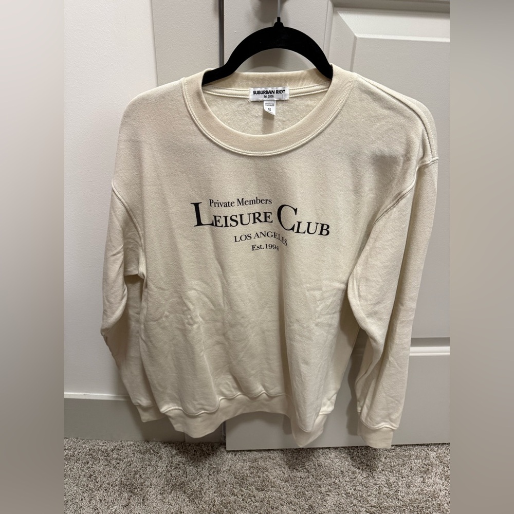 Suburban Riot Small Private Members Leisure Club Los Angeles Sweatshirt. ⚡️